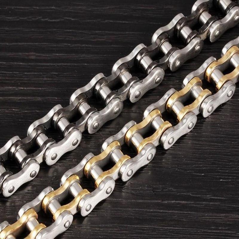 Cool Stainless Steel Men's Biker Chain Bracelets