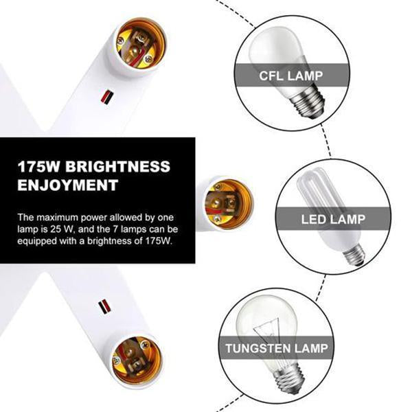 LED -Glühbirnen -Sockeladapter