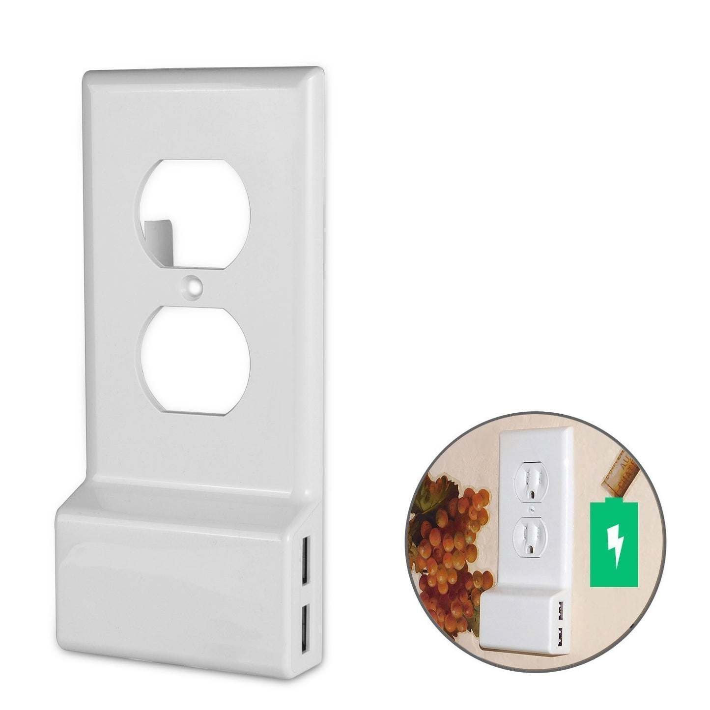 Power Outlet Cover mit USB -Anschlüssen