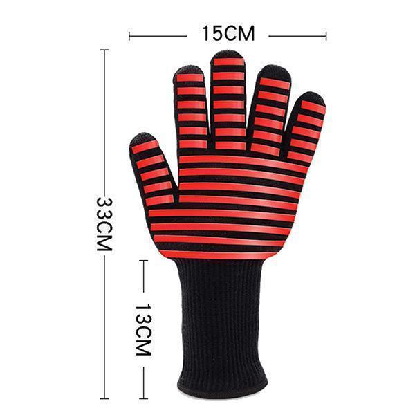 BBQ -Handschuhe extrem hitzebeständige 932 ° F (500 ° C)