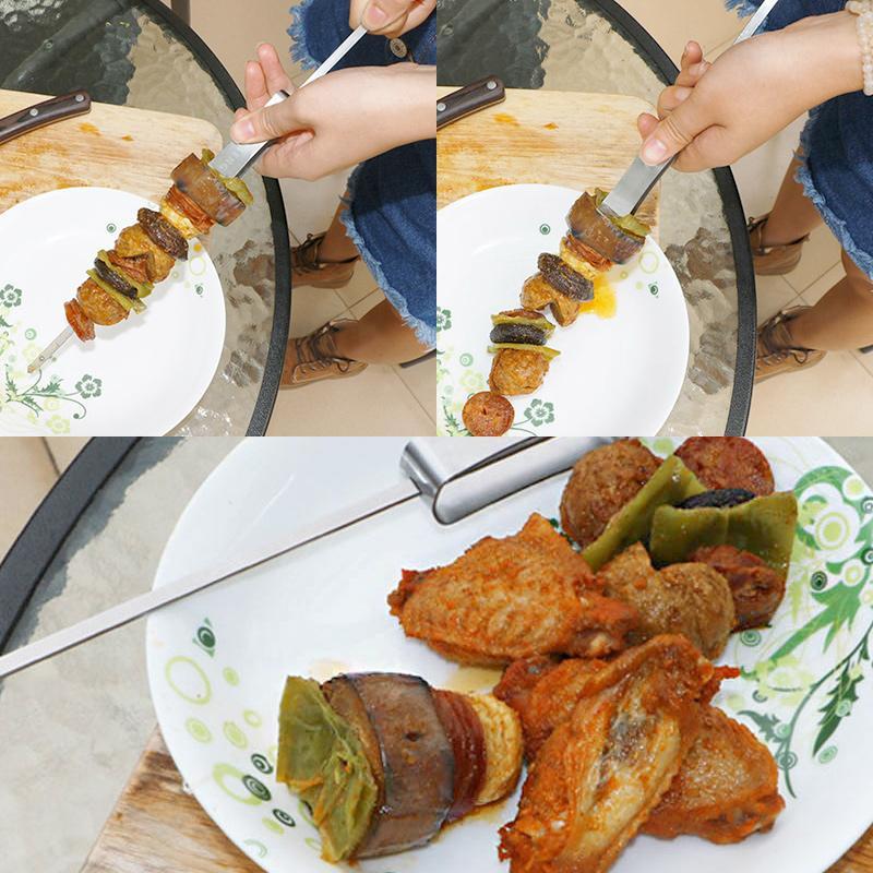BBQ -Spieße aus Edelstahl (6pcs/Pack)