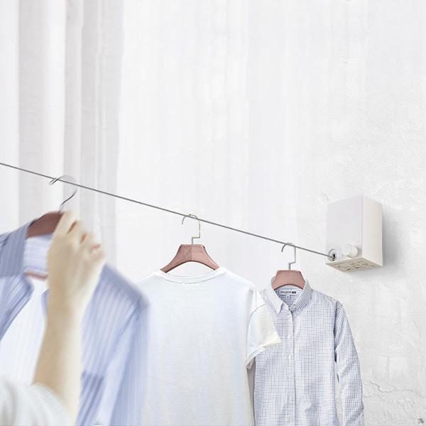 Teleskope rostfreie Schnur unsichtbare Wäscheleine