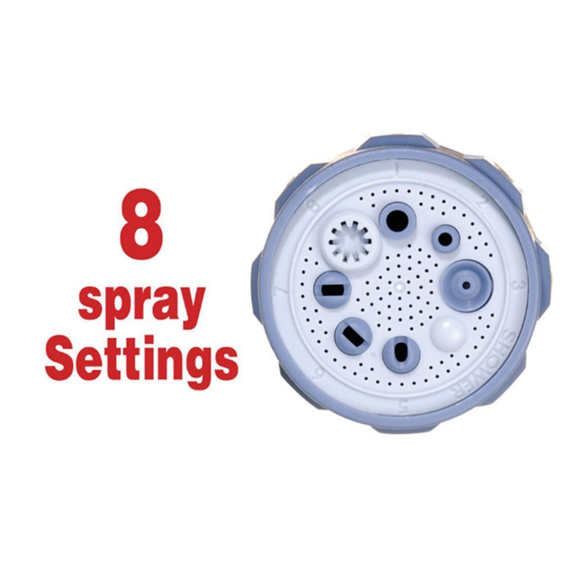 8 Düsenspray -Wasserwaffe