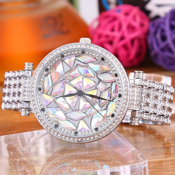 Mode Full Diamond Quartz Uhr