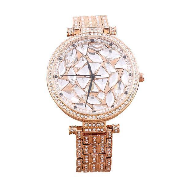 Mode Full Diamond Quartz Uhr