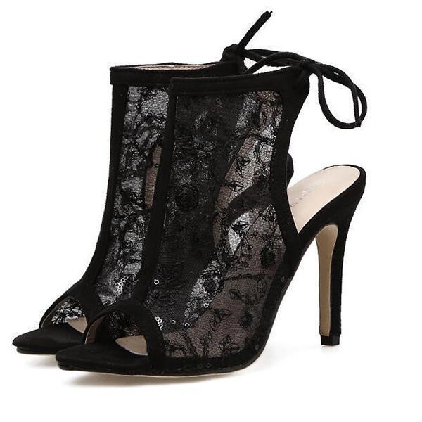 Modespitze High Heel Sandalen