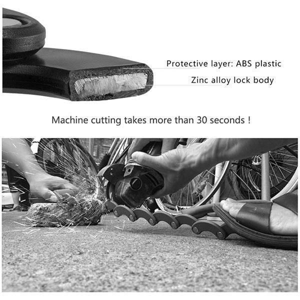 Innovatives innovatives Design Tragbares Klapprad -Bike -Schloss mit hoher Sicherheit