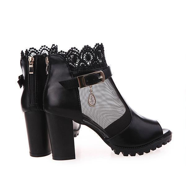 Damen offene Zi -High Heel -Sandalen offen