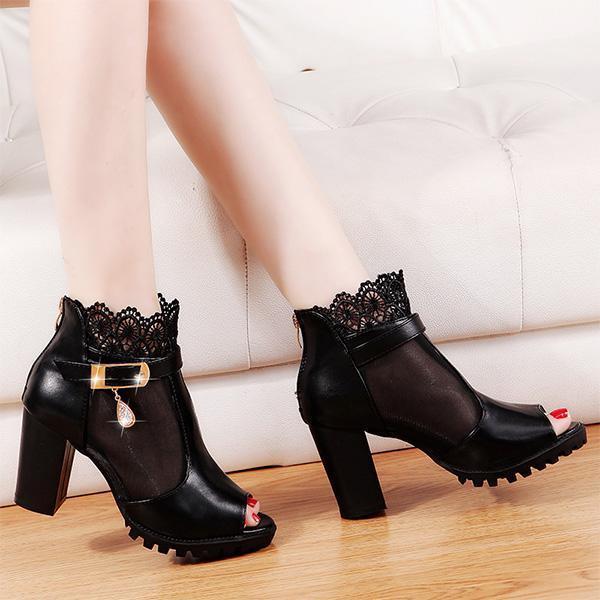 Damen offene Zi -High Heel -Sandalen offen