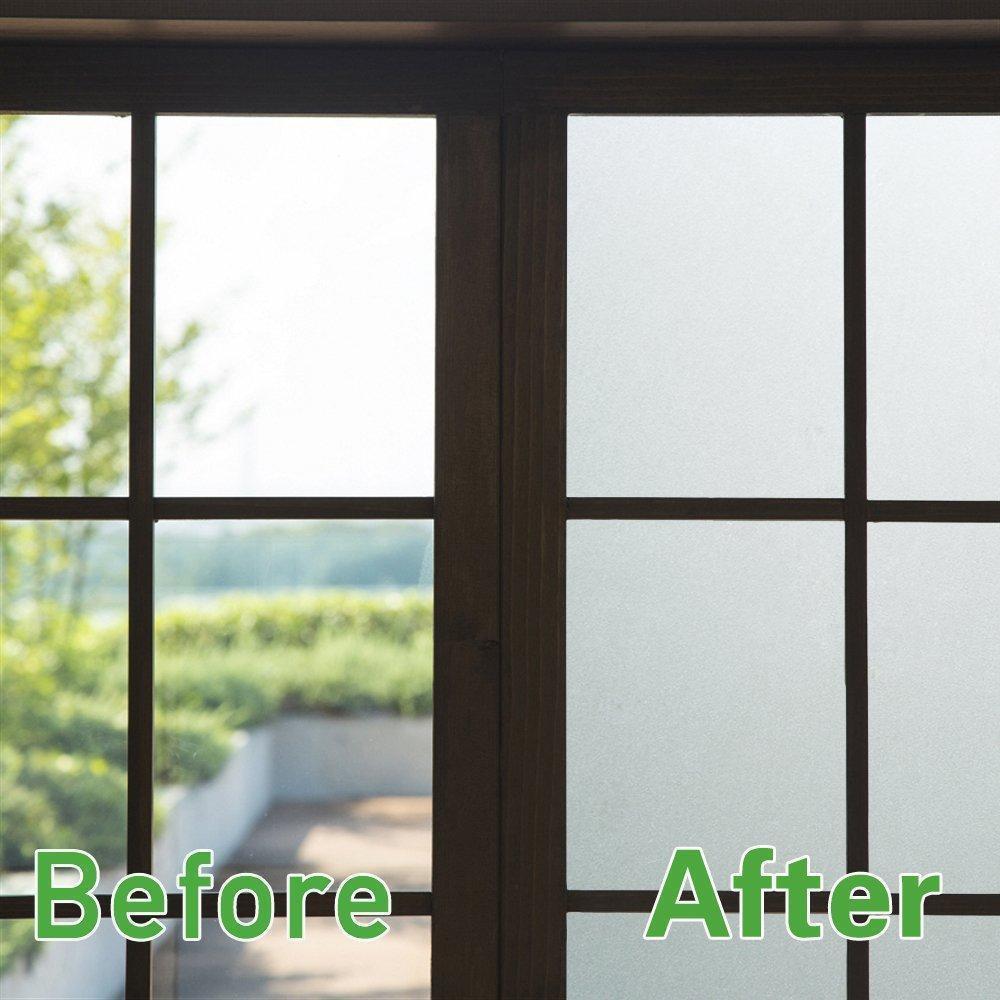 Non-Adhesive Privacy Window Film