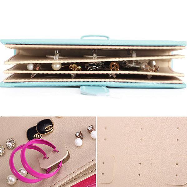 Tragbarer Ohrringe Organizer Book