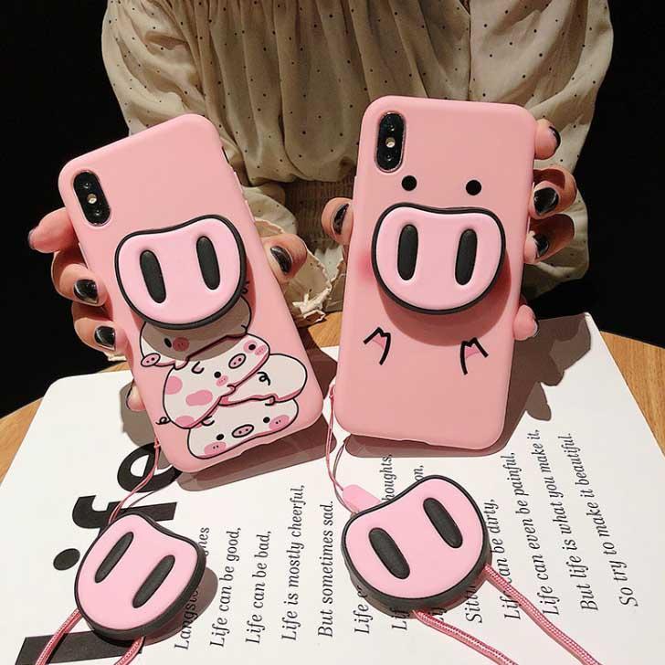 Süße Schweinnasen -Telefonhülle