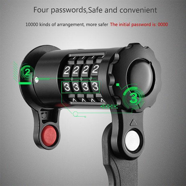 Innovatives innovatives Design Tragbares Klapprad -Bike -Schloss mit hoher Sicherheit