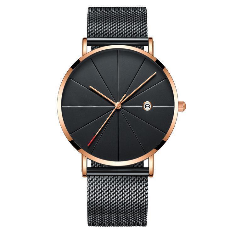 Wasserdichte Männer minimalistische Quarzuhr 19.99 (1pck)