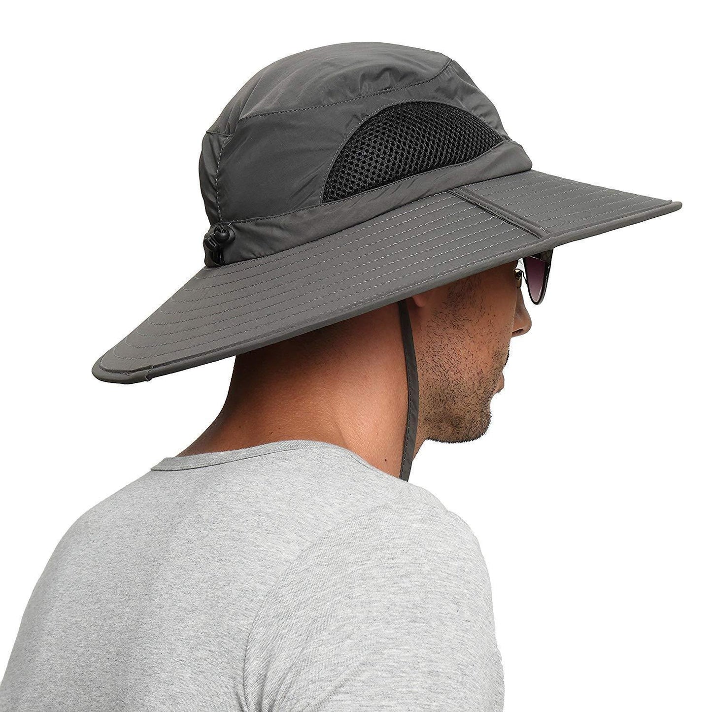 Sonnenschutzweitkrempner Eimerhut