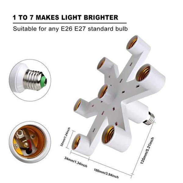 LED -Glühbirnen -Sockeladapter