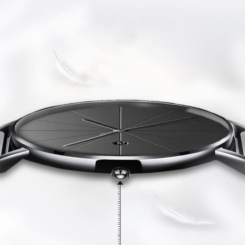 Wasserdichte Männer minimalistische Quarzuhr 19.99 (1pck)