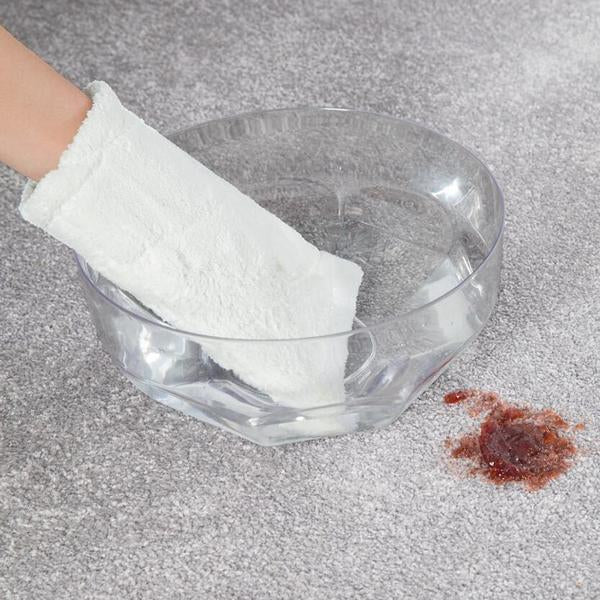 Wasser saugfähige Handschuhe Reinigungsstoff (2 Stcs)