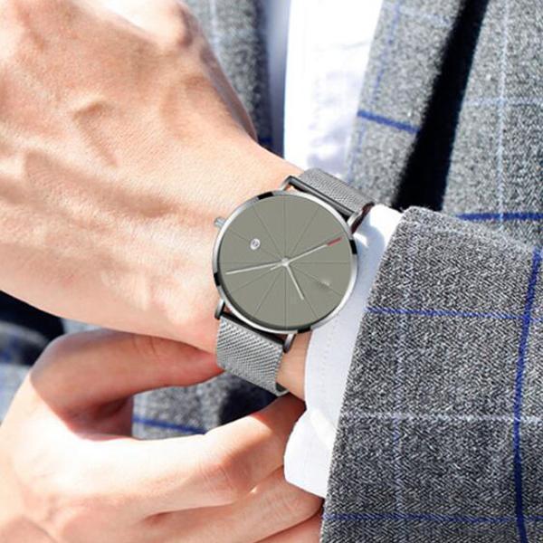 Wasserdichte Männer minimalistische Quarzuhr 19.99 (1pck)