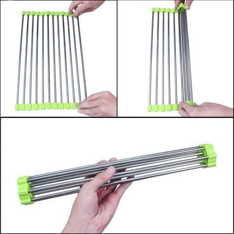 Roll-up-Abflussregal