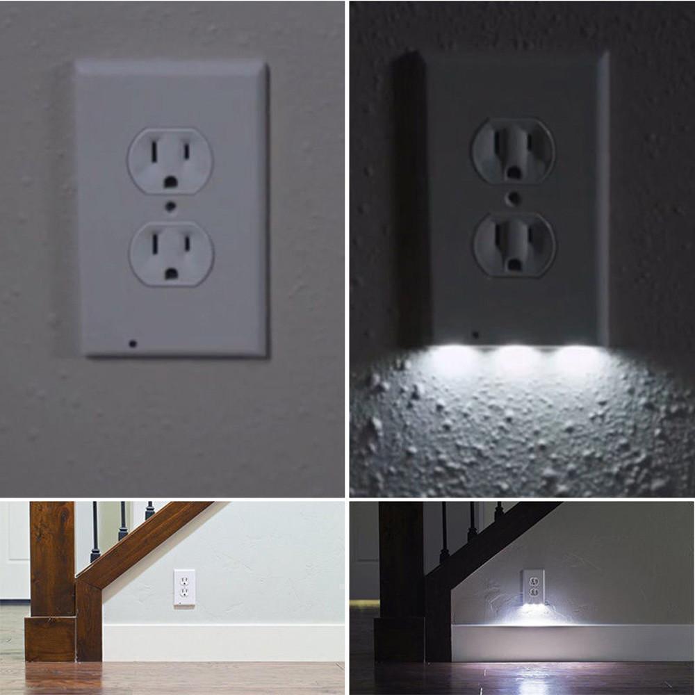 LED -Sensor -Nachtleuchte -Deckung