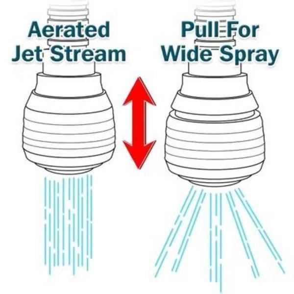 Wasserhahnsprühanformation