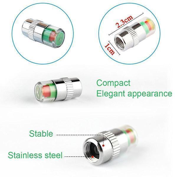 Überwachen Sie Reifenkappen (4pcs/Set)