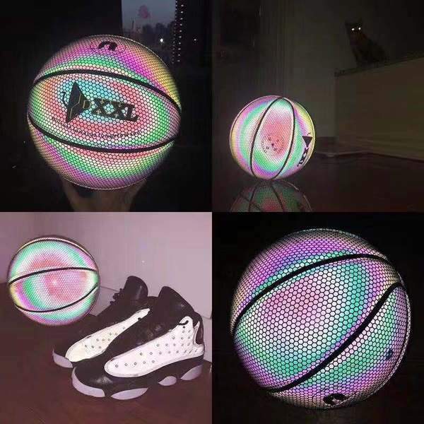 Leuchtender Basketball