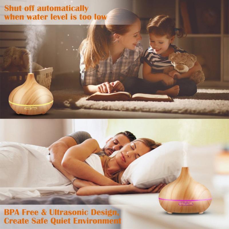 Ultrasonic Wood Grain Aromatherapy Machine