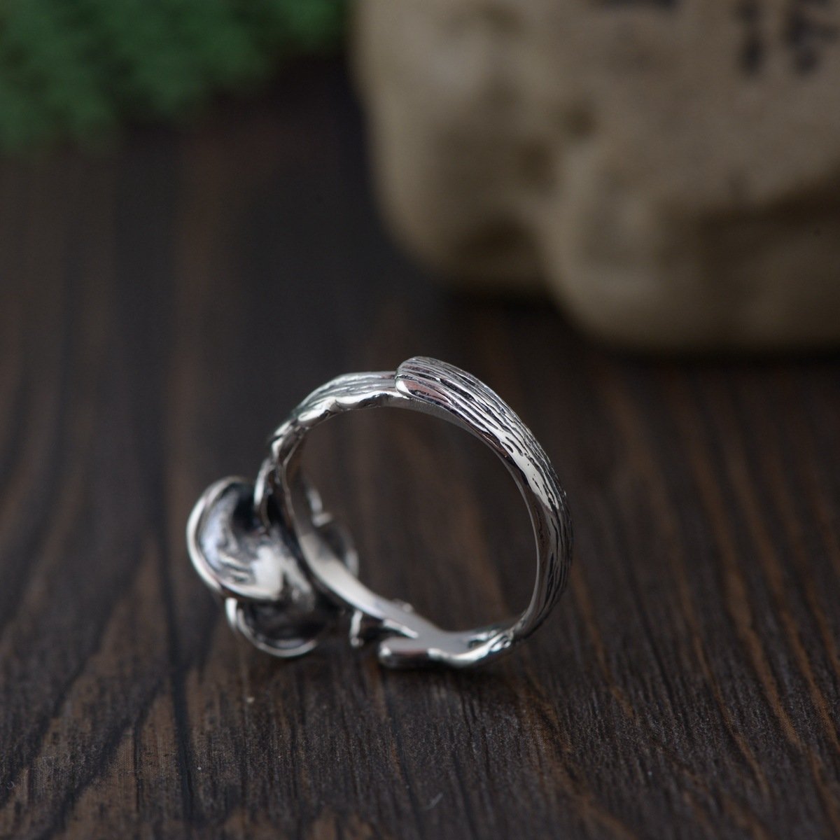 Sterling Silver Vintage Rose Rings