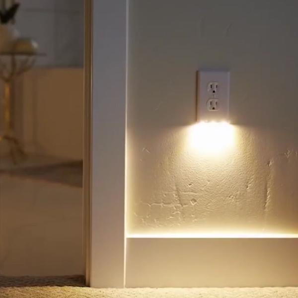 Plug Cover with LED Sensor Night Light