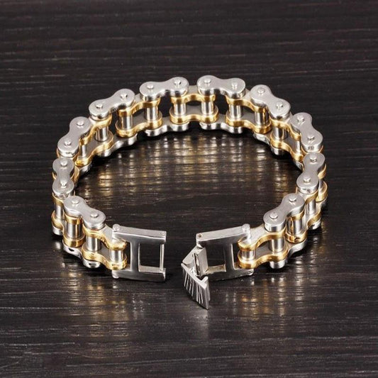 Cool Stainless Steel Men's Biker Chain Bracelets