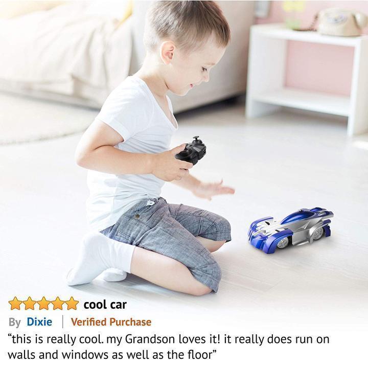 Anti-gravity remote control car