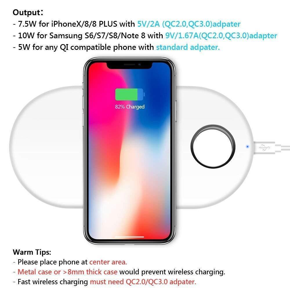 2 in 1 Wireless Charger