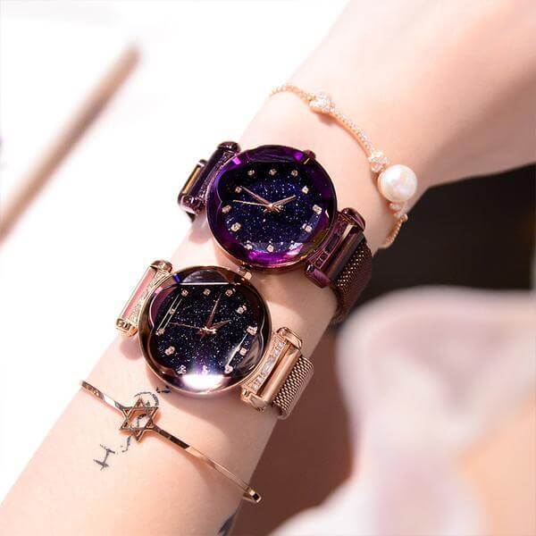 Women Starry Sky Watch