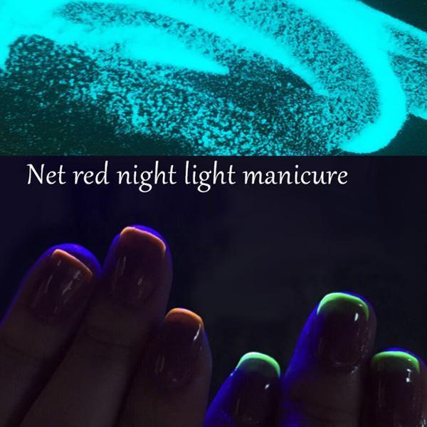 4 Colors 40g Luminous Nail Dipping Powder