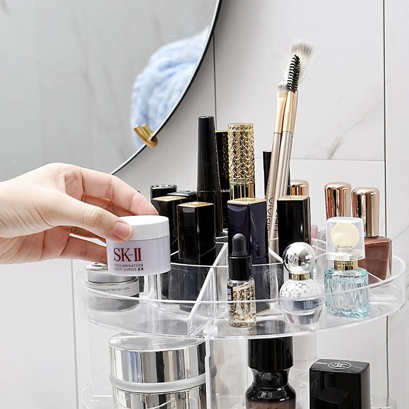 360 rotierende verstellbare Make -up -Organizer rotieren