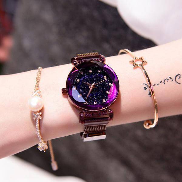 Women Starry Sky Watch