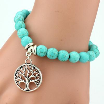 Love Turquoise Charm Bracelets