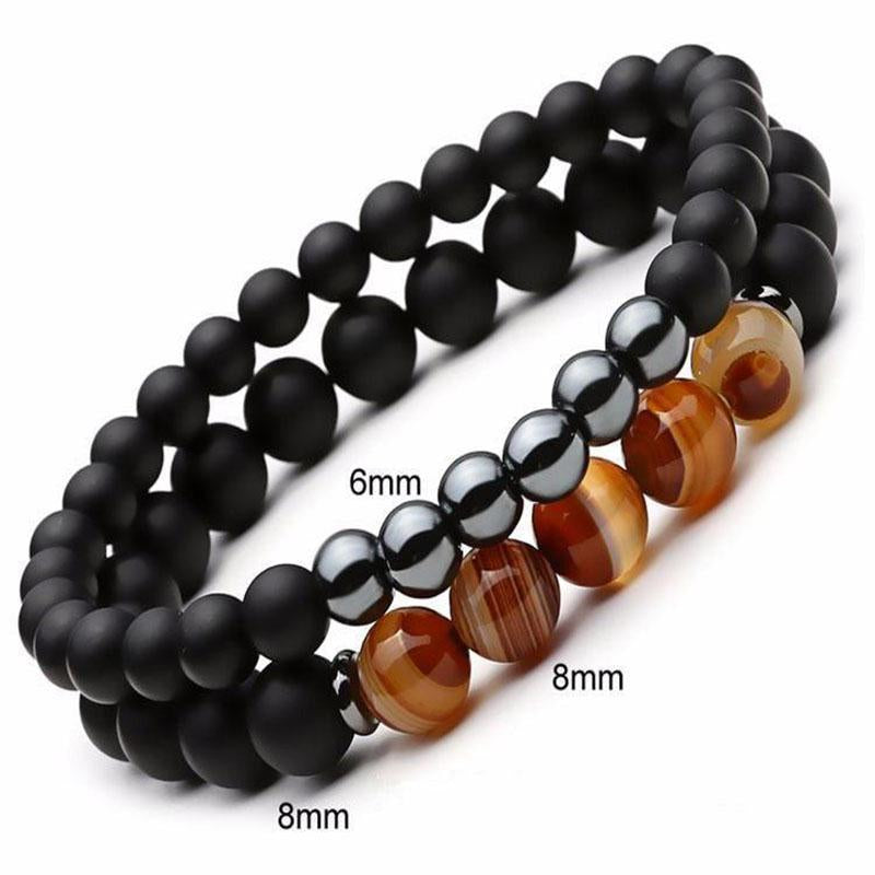 Balancing Hematite Agate Protection Bracelets