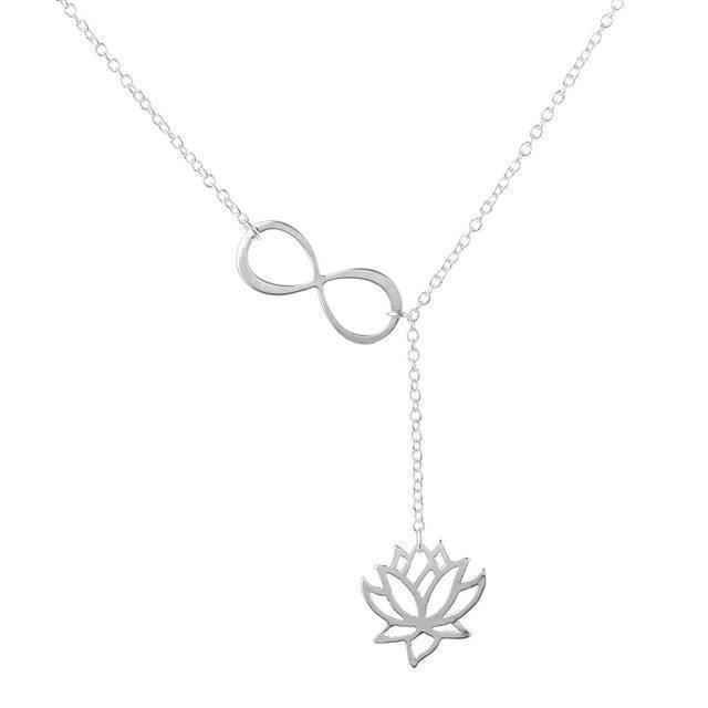 Infinite Lotus Y Necklaces