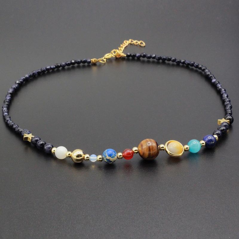 Universe Natural Stone Necklaces