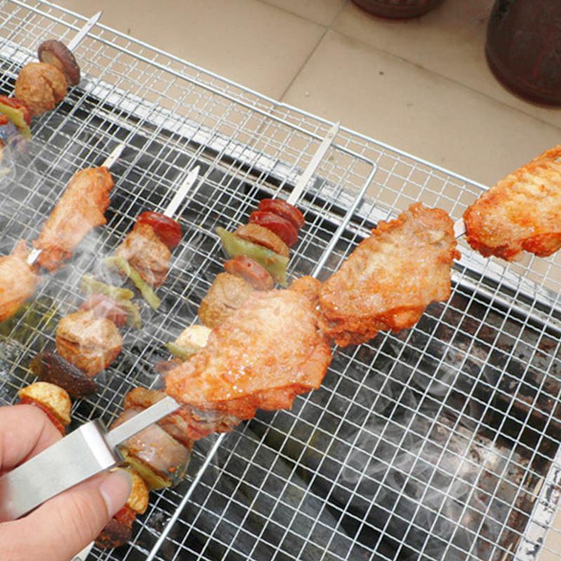 Stainless Steel BBQ Skewers (6pcs/Pack)