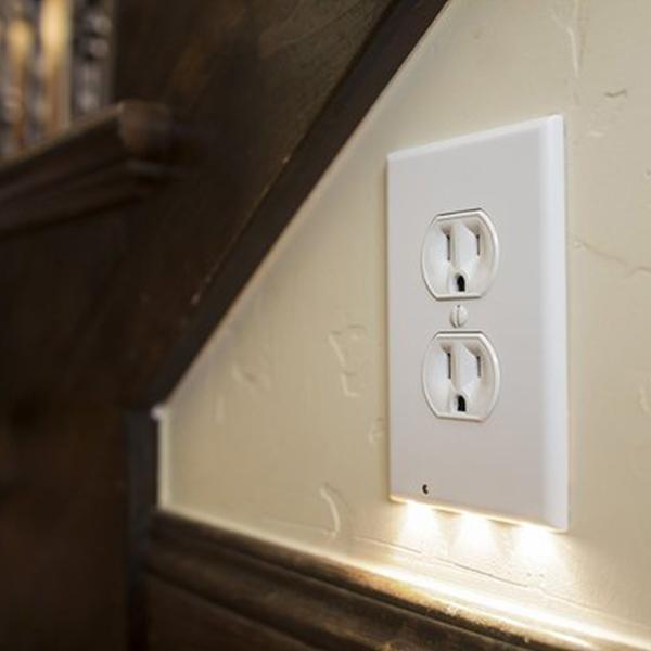 Plug Cover with LED Sensor Night Light