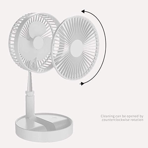 Telescopic Folding USB Charging Fan