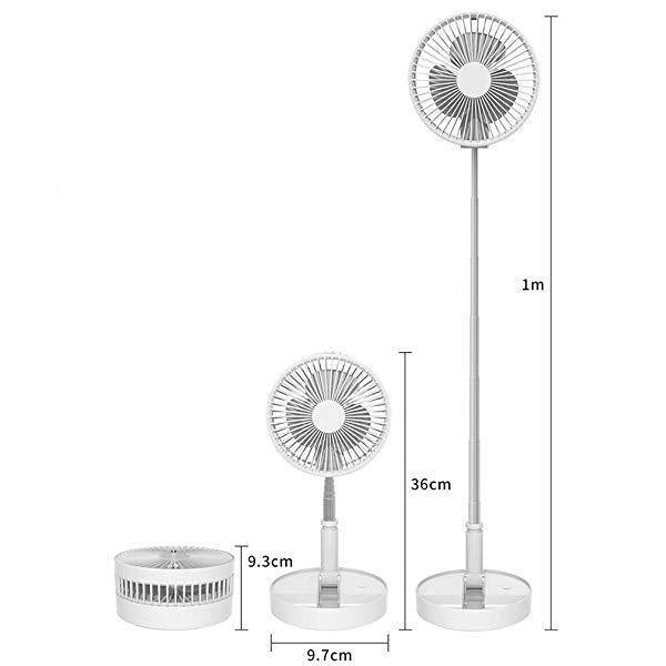 Telescopic Folding USB Charging Fan