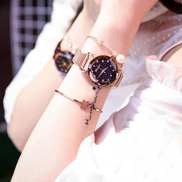 Women Starry Sky Watch