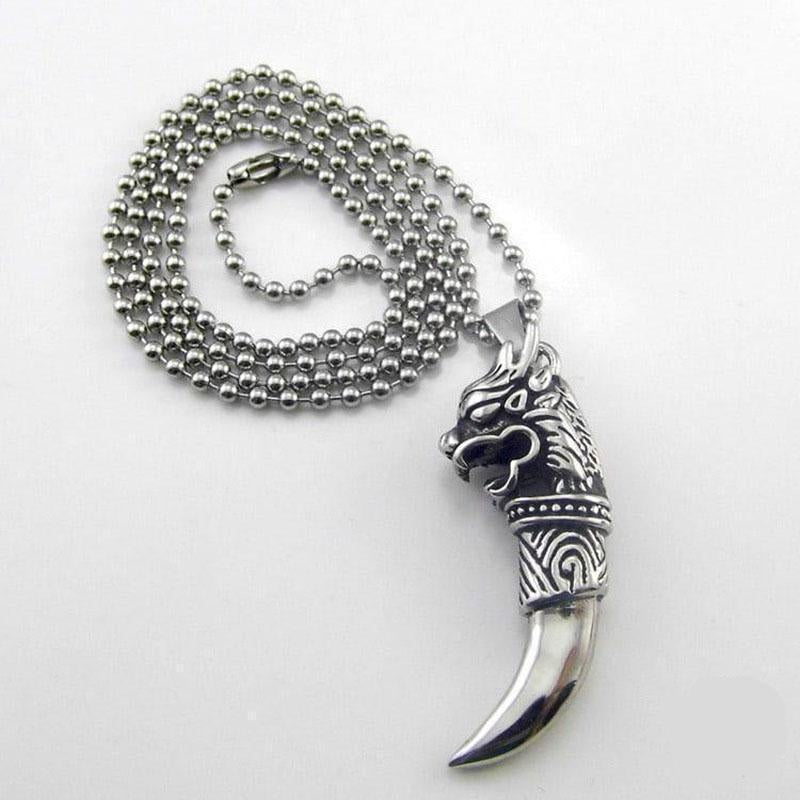 Gallant Dragon Titanium Pendant Necklaces