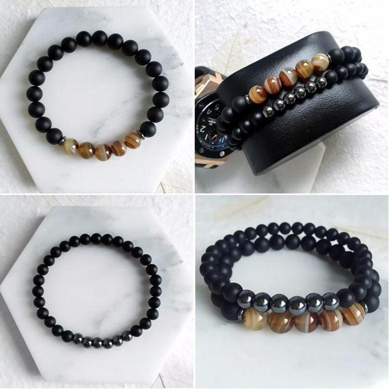 Balancing Hematite Agate Protection Bracelets