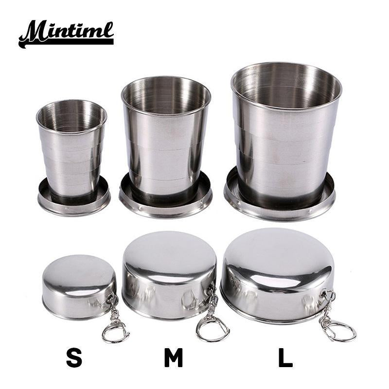 Stainless Steel Folding Cup(1 Set)